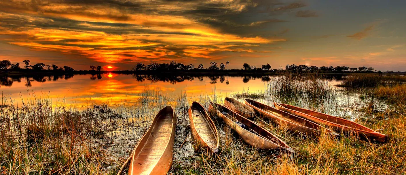 botswana okavango sunset zonsondergang.webp