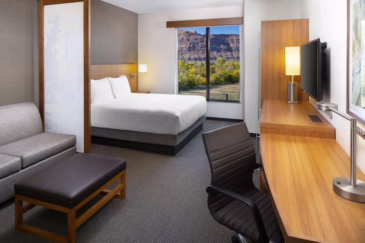 hyatt place moab - kamer 1 bed.webp