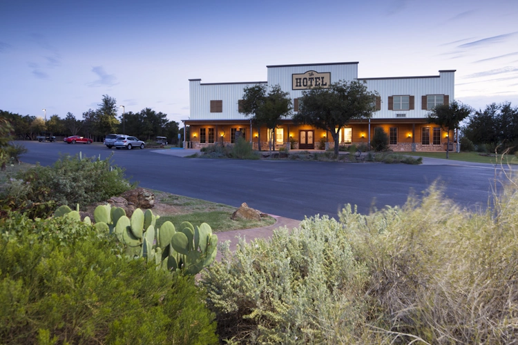 wildcatter ranch resort & spa - hotel front.webp