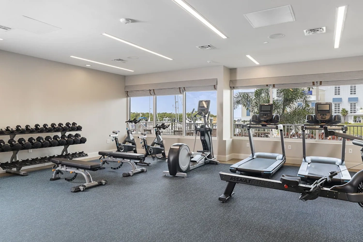 compass hotel by margaritaville anna maria sound gym.webp