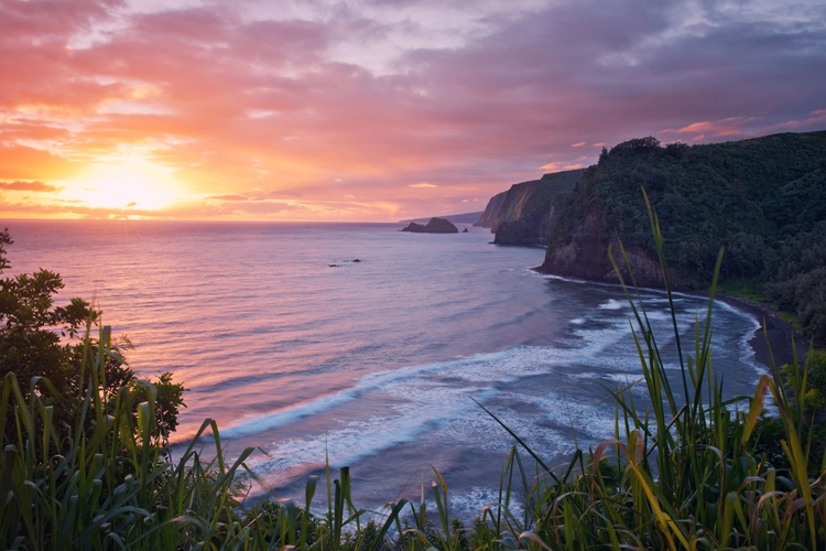 pololu valley lookout at sunrise north kohala.webp