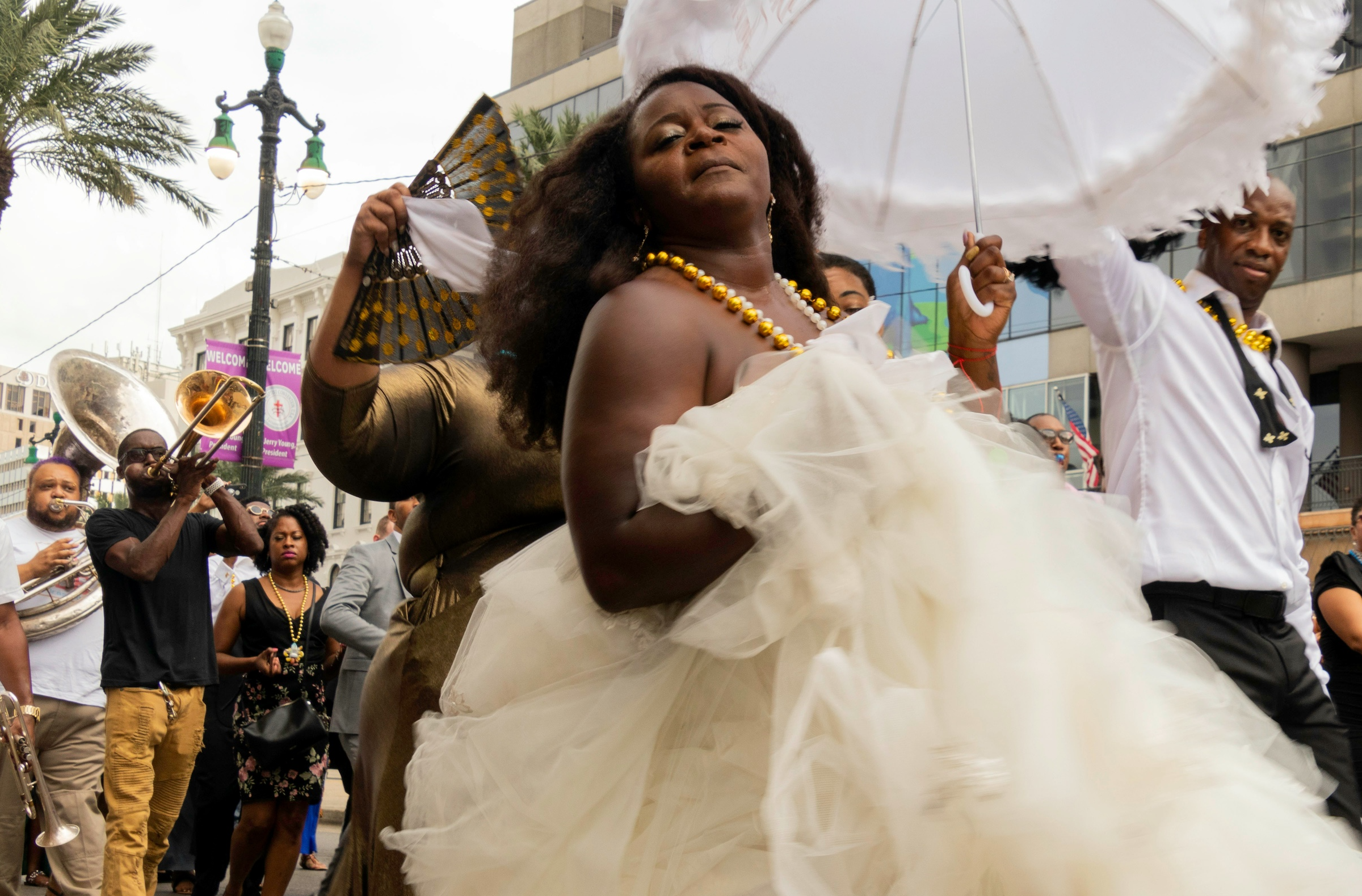 Hotspot New Orleans Muziek Parade Optocht 