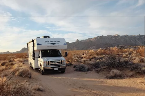 Camper - zand - Amerika plus